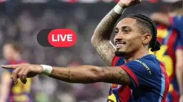 برشلونة يتقدم على إشبيلية بثلاثية في الدوري الإسباني وسط تألق لافت لرافينيا